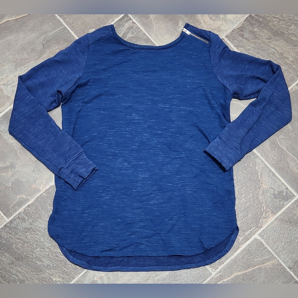 Dalia Blue Long Sleeve Top